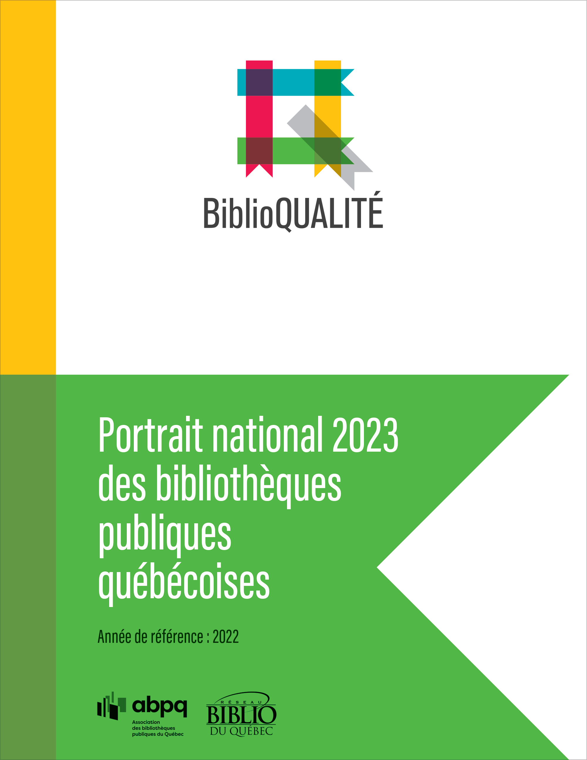Portrait national 2022 des bibliothèques publiques québécoises